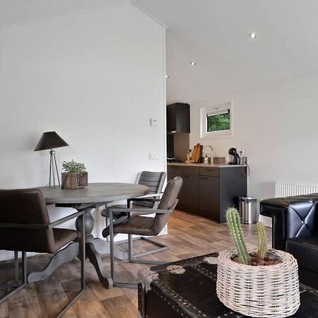 Luxe Chalet In Oosterwolde In Friesland, Op Rustig Park Met Uitzicht Op Meer En Strandje 외부 사진